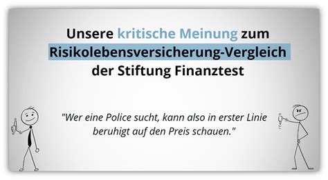 stiftung risklebensversicherung vergleich.